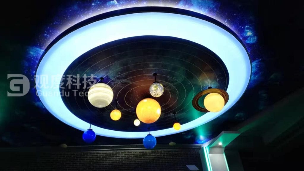 八大行星模型公转演示仪